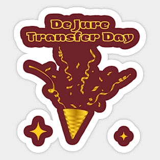 Indian Festivals - Dejure Transfer Day Sticker